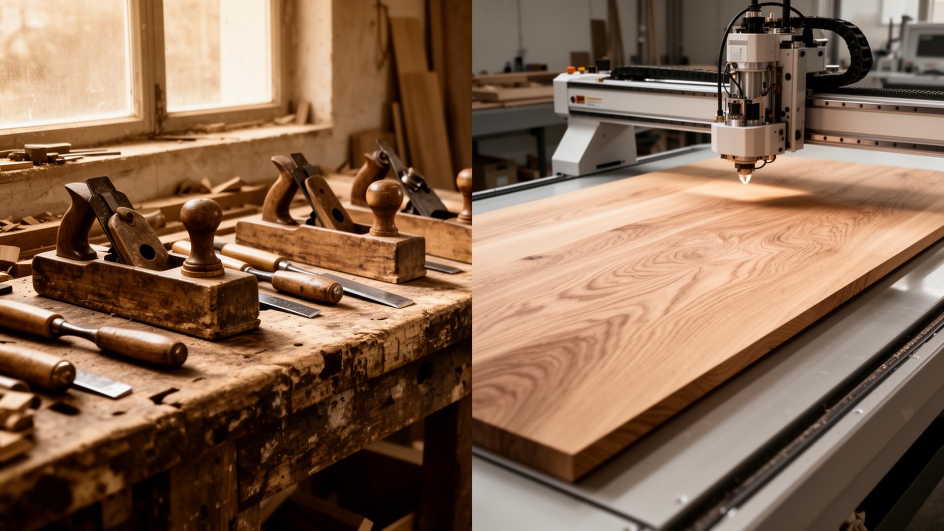 Traditional craftsmanship meeting modern woodworking technology